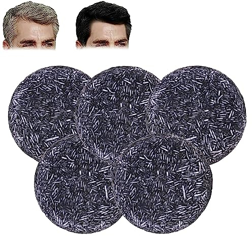 3Stück Grau Glanz Seife, Grau Glanz Haar, Grau Glanz Haar Revitalisierungsbar, Grey Hair Removal Soap, Solid Shampoo Bar, Natürliche Haarseife Für Graues Haar, Haar Verdunkelung Festes (5pcs)