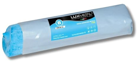Lux Metal - Polierpaste Blau 1000 g Fein Mittel Schleifpaste Für spiegelnden Glanz Auf Edelstahl, Aluminium, Eisen, Messing, Chrom, Holz, Marmor und Weitere Metall - Perfekt Zum Polieren von Messern