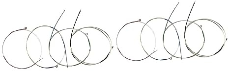 SAFIGLE 2sätze Saiten Set Professionelle Bratschensaiten Für Musikalische Instrumente Edelstahlkern Mit Chrom-umspinnung Für Anfänger Und Fortgeschrittene Perfektes Zubehör Für