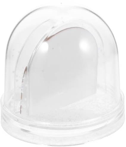 MAGICLULU Bilderrahmen Schneekugel Fotoeinsatz Handgefertigtes Foto Kompakt Schreibtisch Accessoire