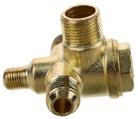 jojofuny Air Compressor Druckluftanschluss Wege Rückschlagventil Abnehmbarer Check Valve Für Luftkompressoren Einfache Installation Kompatibel Mit Verschiedenen Modellen