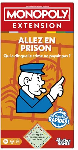Monopoly, Erweiterung Gehen Sie ins Gefängnis (klassisches Spiel erforderlich zum Spielen) – französische Version
