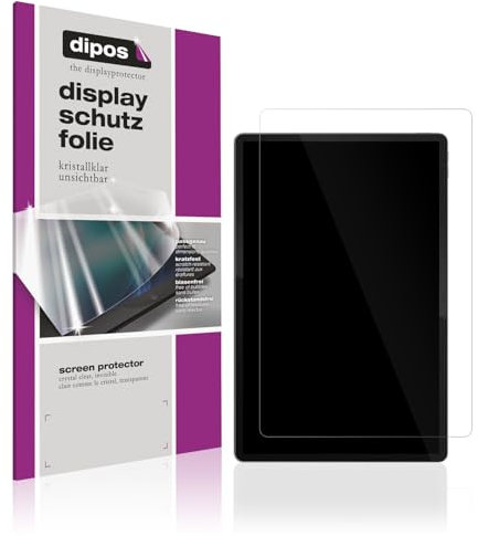 dipos I 2x Protection ecrán compatible avec Terra Pad 1201 12.6 Zoll Films de protection d'écran transparent
