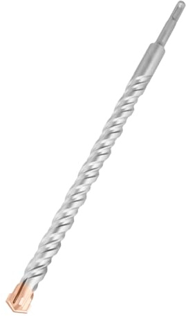Hilpaty Hammerbohrer SDS Plus Betonbohrer 20x350mm, Professionell Steinbohrer mit 4 Hartmetall Schneiden für Bohren in Stein, Beton, Naturstein, Ziegelmauer