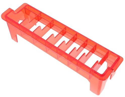 Veemoon Soporte para Cortadora de Cabello en Plástico Resistente para Organizador de Peines Limitadores, Caja de Almacenamiento Adecuado para Salones Profesionales y Hoteles