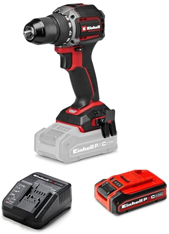 Einhell Professional Akku-Bohrschrauber TP-CD 18/70-C Li BL PXC (18 V, Brushless, 70 Nm, 13 mm Bohrfutter, 2-Gang, Anti-Kickback, inkl. 4,0 Ah Akku)