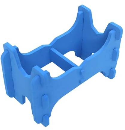 Colaxi RC Aircraft Model Plane EVA Foam Stand Airplane Stand Support Portable Double Slot Direct Replace Stable Attachment Accessory, Blue