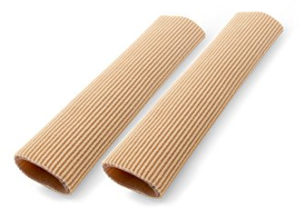 Silikon Zehenschutz Allround Professional | Schlauchbandage | Druckschutz | Zehen | Schutz (Größe L: ca. 2,0 cm)
