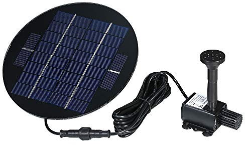 MASO Pompe à Eau Solaire pour Bassin 9 V 3 W à énergie Solaire Submersible sans balais POWER-3W