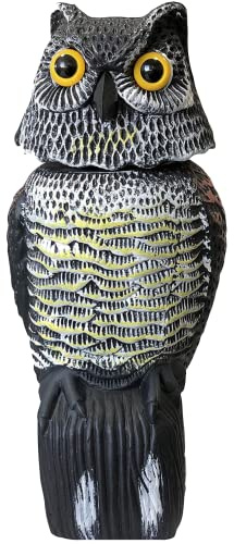 Riegolux 714117 - Espantapajaros Eolico Búho, 39 cm