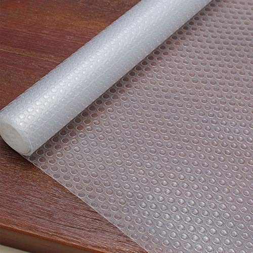 Lifeswonderful - Extra Long Transparent Waterproof Drawer or Shelf Liner Mat - 45 x 500cm (approx. 1.5 x 16.5ft) - Non-Adhesive
