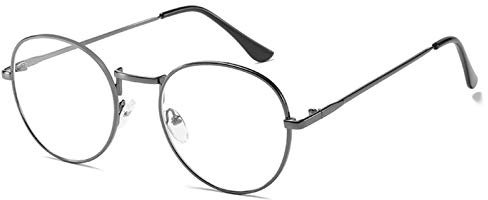 Lexible Frame Lightweight Readers Glasses Blue Light Blocking Glasses, Computer Reading Glasses, Gaming Glasses, Tv Glasses for Women Men (Color : Gray)