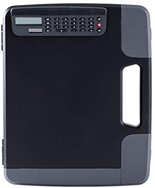 Liudan Planchettes à Pince Reliure de Dossier en Plastique de Carte de Dossier A4 avec Clip de Clip de la Carte Calculatrice. Porte Document