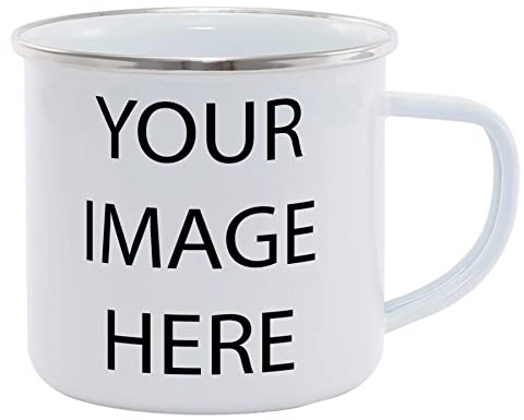 Hippowarehouse Personalised Mug with Photo Printed Mug Various Colour Options Ceramic Cup Kitchenware 11oz