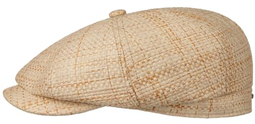 Stetson Hatteras New Toyo Flatcap Schirmmütze UV-Schutz 40 Herren Frühling Sommer Natur XXL (62-63 cm)