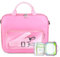 Gaga city 8-10 Zoll Kinder Tablet Tragetasche mit Fächer für Ravensburger tiptoi Stift und Bücher, Kompatibel mit VTech MagiBook v2, Rosa