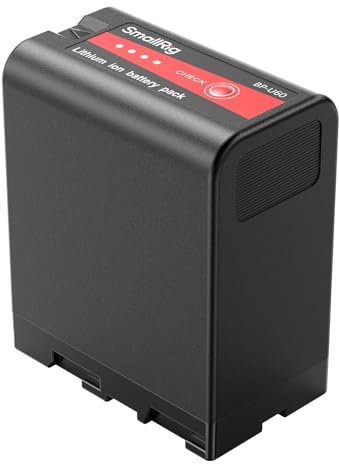 SMALLRIG Batterie für BP-U60, 99Wh / 6800mAh Ersatz für BP-U60 Batterie für Sony FX6, FX9, FS5, FS7, FS5M2, FS7M2, X280, Z280 Camcorder, mit Batterieanzeige - 4670