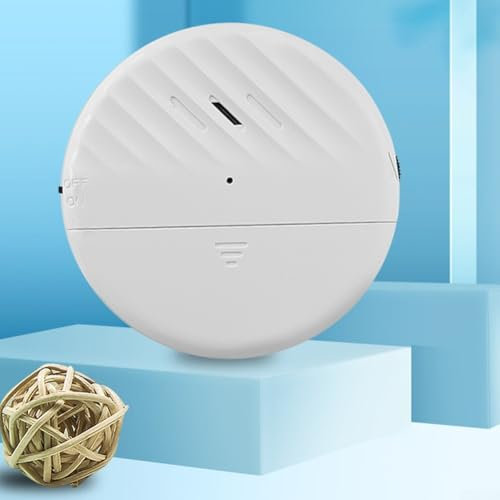 Sensore di vibrazione per porte e finestre, 125 dB, sensori di vibrazione forte con sensibilità regolabile, antifurto ultra-sottile rilevatore di rottura del vetro (bianco)