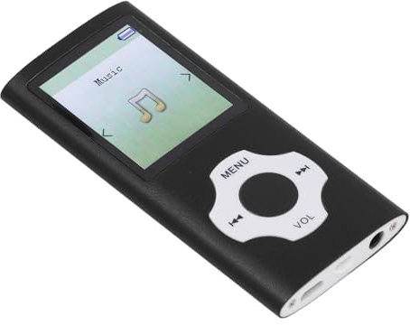 MP4 Player, 32GB MP3 Player 5.0 180mAh 1.8 Inch Screen for Indoor (Black)