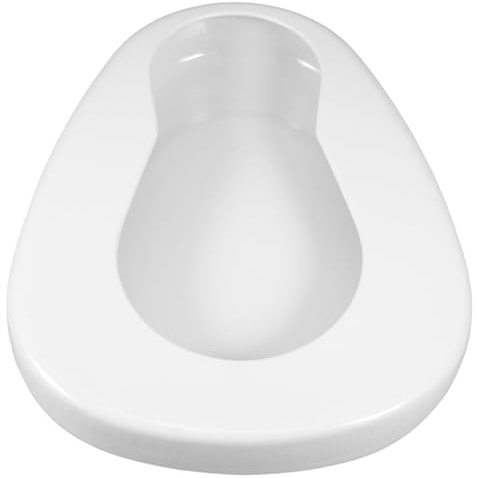 OATIPHO Padella Smaltata Per Anziani Allettati Portatile Per Uso Notturno Design Di Perdite Per Donne e Uomini Adatta Per Letto e Infermieri