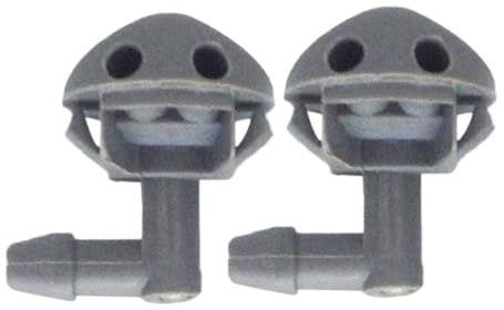 Hajus 9591002001 2x Waschwasserdüse Wischwasserdüse Spritzdüse Vorne 1451181 kompatibel mit Opel Corsa B Calibra A Omega B