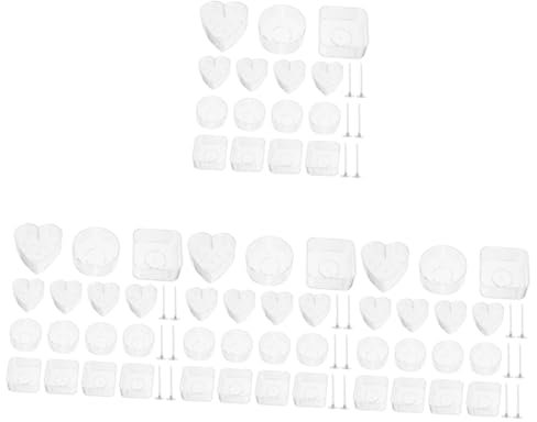 jojofuny 4 Juegos portavasos ligero Candelabro portavelas forma estilo de mármol taza de vela de fiesta taza de vela ligera de té vaso de plástico para velas sujetavelas Metal Reutilizable