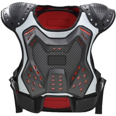 Gilet da equitazione unisex per bambini, design confortevole, adatto per motocross, sci e pattinaggio avventure