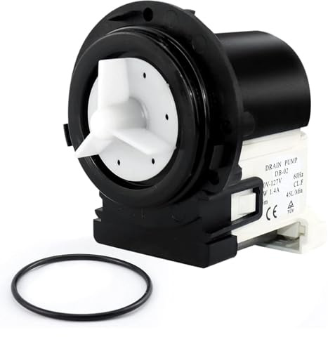 Moteur de pompe de vidange for lave-linge 4681EA2001T AP5328388, compatible avec Ken-more, compatible avec LG, remplace AP5328388