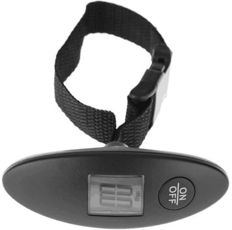 Báscula digital portátil para equipaje y paquetes con pantalla LCD precisa hasta 40 kg, herramienta de pesaje postal, báscula digital de equipaje