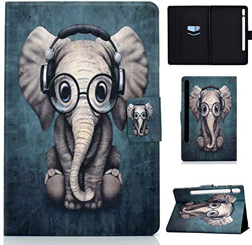 CASAFUNY Case for Samsung Galaxy Tab S11 Ultra 2025 14.6 Inch SM-X930 SM-X936 Magnetic Protective Case Cover with TPU Cover for Samsung Galaxy Tab S11 Ultra, Elephant