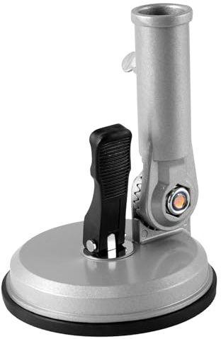 NUOBESTY Car Flagpole Holder with Suction Cup Base for Vehicle Mounting Stable Flagpole Stand Compatible with Car Motorcycle Utv ATV Off-Road SUV Easy Installation