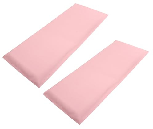 SOIMISS 2pcs Pink Self-adhesive Wall Padding, Soft 3d Upholstered Wall Cushion Panels 20x50cm for Nursery Bedroom Playroom Protection and Impact Prevention