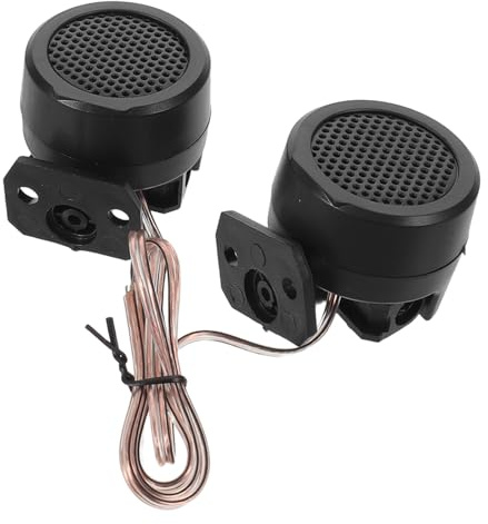 Sosoport Coppia Mini Tweeter a Cupola 500w per Auto, Altoparlanti per Impianto Stereo Veicolare Suono Nitido e Resistente alle Intemperie, Kit Altoparlanti Auto per Migliorare Audio