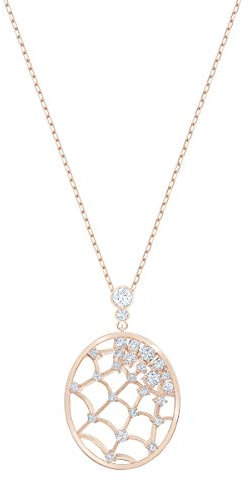 Swarovski Collana con Ciondolo da Donna, Placcato_Oro, Cristallo