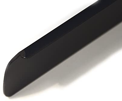 Endleiste Winkelleiste Seiteleiste Arbeitsplatte Küche Schwarz 38mm Aluminium (Links 38mm OHNE SCHRAUBENLÖCHER)
