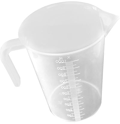 Milisten Small Measuring Jug for Fish Tank Aquarium Scale Cup for Household Fish Feeding