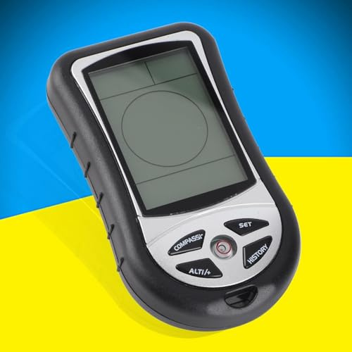 Digitaler H?henmesser & Barometer - Kompass mit Wettervorhersage f¨¹r Wandern, Outdoor und Bergtouren ¨C Elektronischer Peilungssensor f¨¹r genaue Messungen