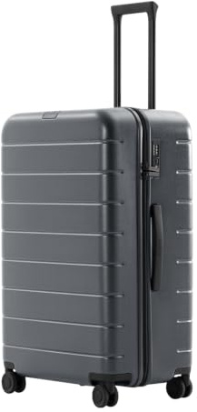 XIAOMI Luggage Classic Pro 28 Grau – Robuste Reißverschlüsse, TSA-Schlösser, 4:6 Öffnungsverhältnis, Eckenschutz, leichtläufige Rollen, Nass-Trocken-Trennung für stressfreies Reisen