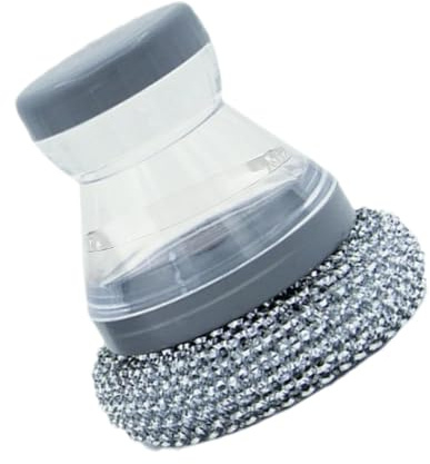 Soap Dispenser Washing Up Brush, Soap Dispenser Brush, Washing Up Liquid Washer, Portable Kitchen Brush, Ergonomic Scrubbing Brush for Dishes, Pots, Pans, Kitchen Sink