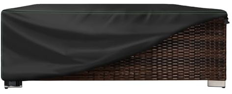 NEVERLAND Garden Furniture Covers Waterproof, 200x200x90cm Tear Resistant Oxford Fabric Furniture Covers for Outside, Waterproof, Anti-UV 210D Oxford Fabric Garden Rattan Sofa Set Patio Table Covers