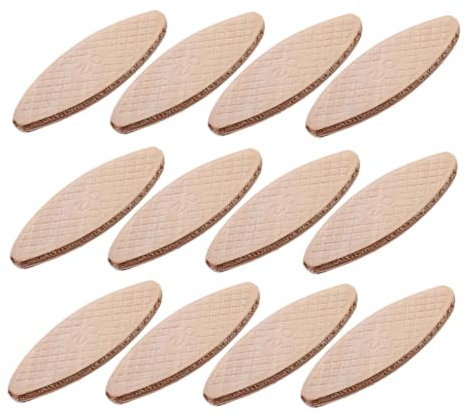 Veemoon 20# Wood Biscuit Joining Biscuits for Woodworking Joiner 100-piece Set for Carpenters and Diy Projects for Board Connection