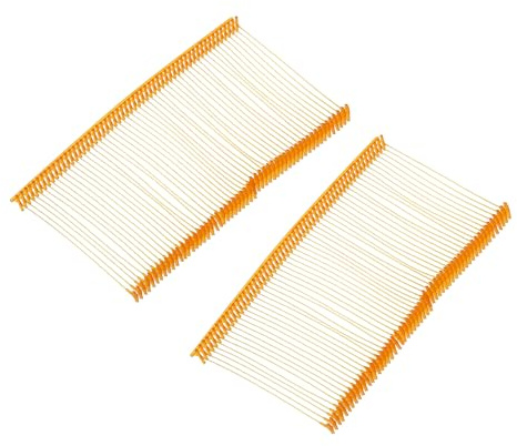 QUARKZMAN 2000pcs Accessoires D'étiquetage Standard de Prix, 50mm Attache d'étiquette de Vêtements de Pistolet en Plastique, pour Magazin, Boutique, Vêtements, Sac, Artisanat, Orange