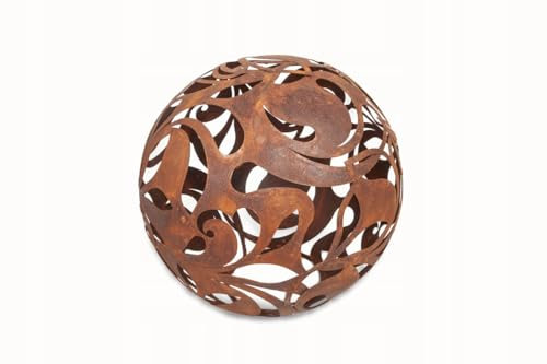 Kapaga Rost Gartenkugeln Gartendeko Vintage für Kerzen Deko Kugel (Rost 35cm)