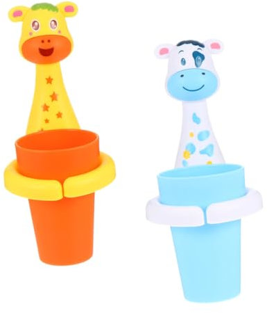 PERSELOSO 2sets Portaspazzolini Per Montati Design e Adesivo Organizzatore Per e Adulti