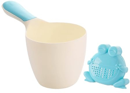 ETUCYNG 20 x 11 cm para baño de bebé, taza de lavado para bebé, champú, taza de lavado de champú, cubo de baño de PP para bebés, cubo de baño multifuncional para bebés y niños para lavar el cabello de