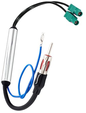 Doppel Antennenadapter Fakra Splitter auf DIN-Stecker mit Phantomspeisung