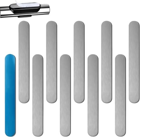 10PCS Magnetic Strips with Adhesive Backing Magnet,Adhesive Strips,Adhesive Metal,Magnetic Strips Self Adhesive,Wall Adhesive Strips,Sticky Magnets,Sticky Magnetic Pads,Products are no magnetic