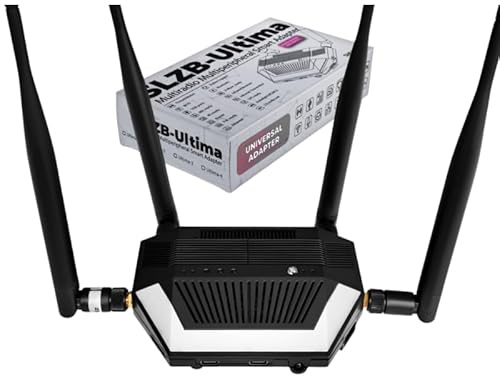 SLZB-Ultima - Hub domotico Zigbee 3.0, Matter, Thread, IR, microfono, altoparlante, LED RGB, PoE, WiFi 6, USB, funziona con Zigbee2MQTT, Home Assistant, ZHA