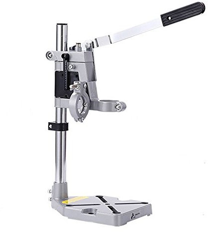 NUZAMAS Poste de travail 2 en 1 | Perceuse à colonne | Porte-foret | Pote-outils rotatifs | Support pour tube flexible | Station de perçage