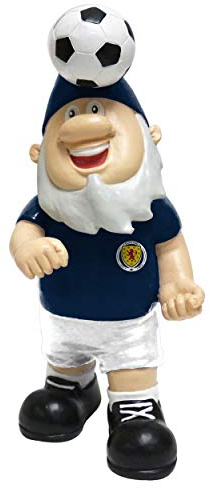 FOCO Scotland FA Football Premier League Championship Header Ball Garden Gnome Ornament Indoor/Outdoor